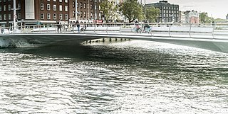 <span class="mw-page-title-main">Rosie Hackett Bridge</span> Bridge over the River Liffey in Ireland