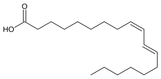 <span class="mw-page-title-main">Rumenic acid</span> Chemical compound