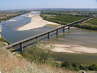 Rio Tejo em Santarém.