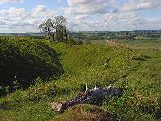 <span class="mw-page-title-main">Sidbury Hill</span> Iron Age hillfort in Wiltshire, England