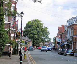 Tarporley Village in Cheshire, England