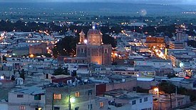 Vista Panorâmica de Tulancingo a noite