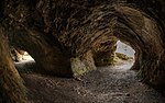 Vue de l'intérieur de la grotte de Vogelherd.