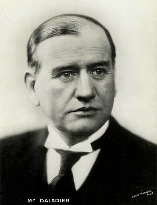 <span class="mw-page-title-main">Édouard Daladier</span> French radical socialist politician