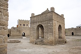 Narrow walled street