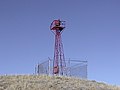 The old airway beacon directly on the summit.