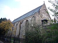 photograph of church, viewed from the outside