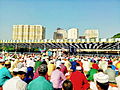 Image 21An urban congregation for Eid-ul-Azha prayers in Dhaka. (from Culture of Bangladesh)