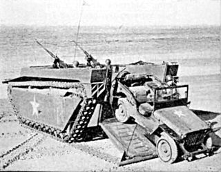 <span class="mw-page-title-main">Landing Vehicle Tracked</span> Amphibious transport vehicle family from World War II