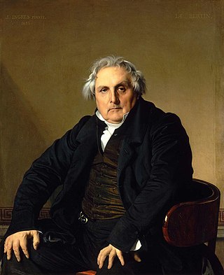 <i>Portrait of Monsieur Bertin</i> Famous portrait of 1832 by Ingres in the Louvre