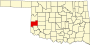 Beckham County map