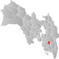 Skiptvet Kommunes beliggenhed