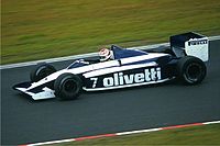 O Brabham BT54, pilotado por Nelson Piquet na temporada de 1985