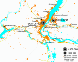 Volgograd – Mappa