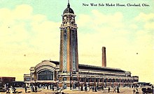 Postcard of the West Side Market, circa 1912 Westsidemarket.jpg