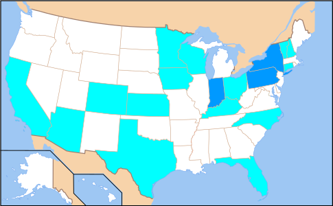 Summary of party changes   3–5 Democratic seat pickup   1–2 Democratic seat pickup