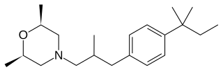 <span class="mw-page-title-main">Amorolfine</span> Chemical compound