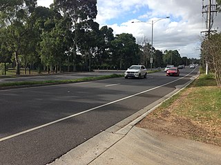 <span class="mw-page-title-main">Bulleen Road</span>