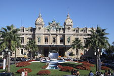 Uitzicht op het Monte Carlo Casino, Monaco