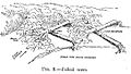 Felled trees as anti-tank obstacle diagram