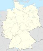 Deutschlandkarte, Position der Stadt Kyllburg hervorgehoben