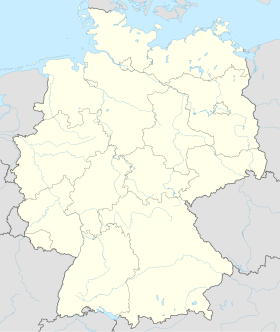Bitburg na mapi Njemačke