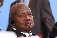 Museveni az Afrikai Unió találkozóján 2013-ban.