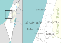 Yehud attack is located in Central Israel