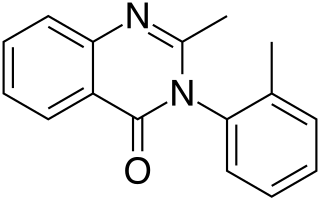 <span class="mw-page-title-main">Methaqualone</span> Sedative–hypnotic drug withdrawn due to recreational abuse