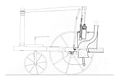 Drawing of William Murdoch's first Steam Carriage Model