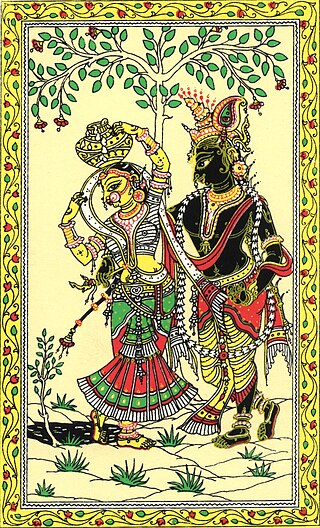 <span class="mw-page-title-main">Pattachitra</span> Traditional art work of West Bengal and Odisha, India