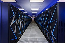 Sierra is primarily used for the stockpile stewardship program of the United States of America. Sierra Supercomputer (48002385338).jpg