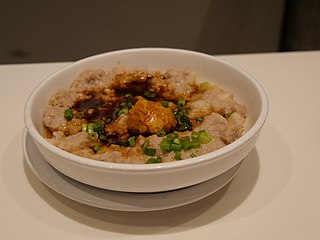 <span class="mw-page-title-main">Steam minced pork</span> Chinese pork dish