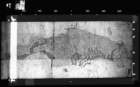 A historic map, part of a coastal survey undertaken by NOAA from 1835-1845, focusing on the New Jersey Coast area. It was used in a research project to map shoreline changes.