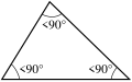 Triangle acutangle