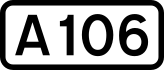 A106 road shield