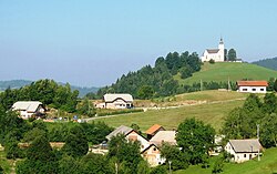 pogled na Črni Vrh