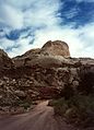 Capitol Reef Ulusal Parkı kumtaşından kaya kubbesi