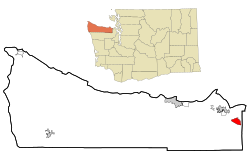 Location of Blyn, Washington