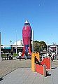Playground rocket at Rocket Park, Mount Albert, Auckland, New Zealand