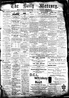 <i>Daily Mercury</i> Daily newspaper serving Mackay, Queensland