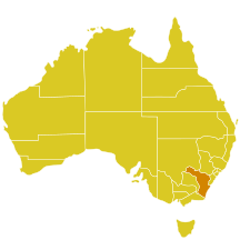 Arcidiecéze Canberra a Goulburn na mapě