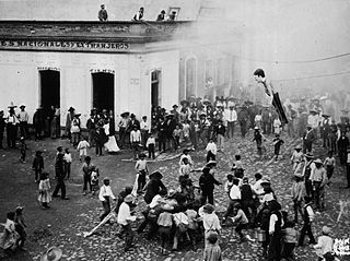 <span class="mw-page-title-main">Burning of Judas</span> Easter-time Christian ritual