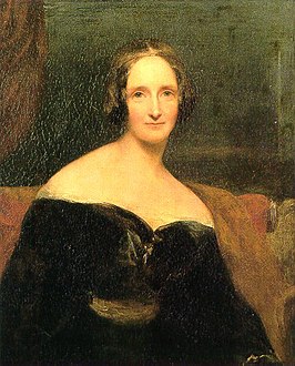 Portret van Mary Shelley rond 1840 door Richard Rothwell.