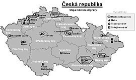 Přehledová mapa ČR