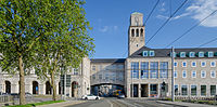 Rathaus Mülheim an der Ruhr, Nordseite, Durchfahrt Friedrich-Ebert-Straße