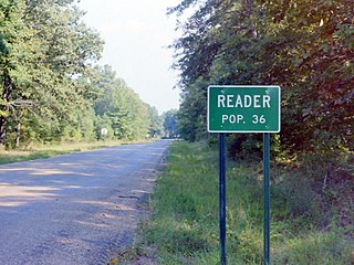 <span class="mw-page-title-main">Reader, Arkansas</span> Census-designated place in Arkansas, United States