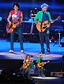 Ron Wood and Keith Richards, concert at Hyde Park in London, 2013