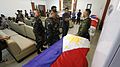 Wake of soldiers who died due to friendly fire at the Marawi crisis