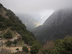 Samaria Gorge at Xyloskalo